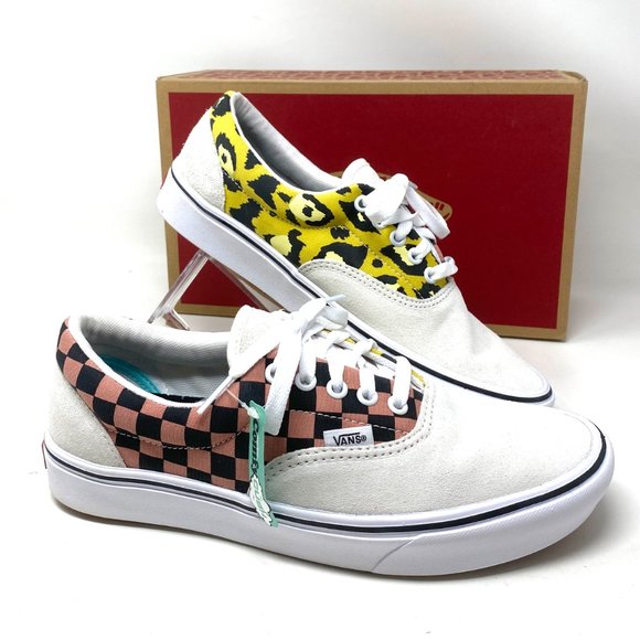 VANS Comfycush Era Mixed Media Suede Checker Leopard  Women’s Size VN0A3WM91PC - Picture 8 of 10